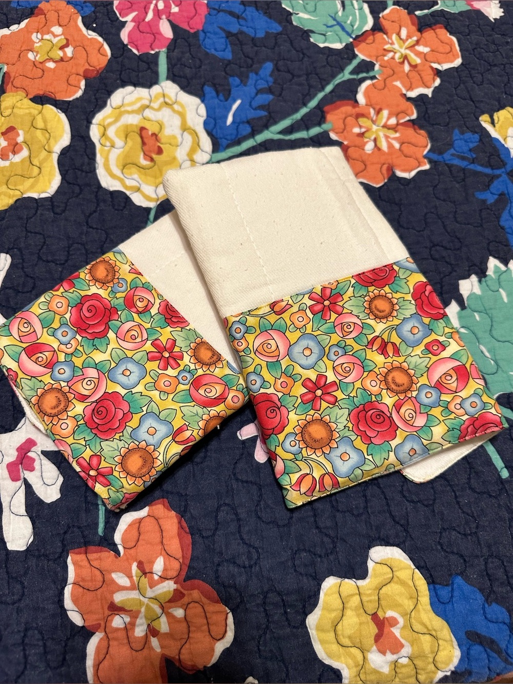 Baby burp cloth Handmade